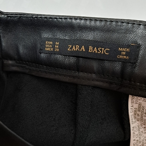 ZARA Faux Leather Pencil Skirt - Picture 8 of 13